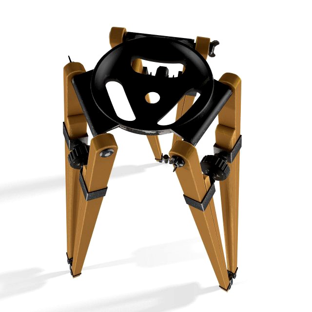 Vintage cinema camera tripod