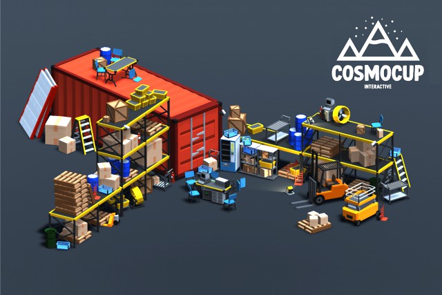 Low-Poly Warehouse Props