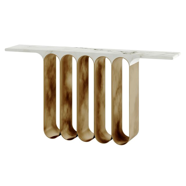 Steel5 Console Table by Herve Langlais