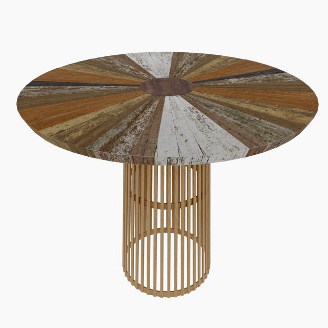 Old board table
