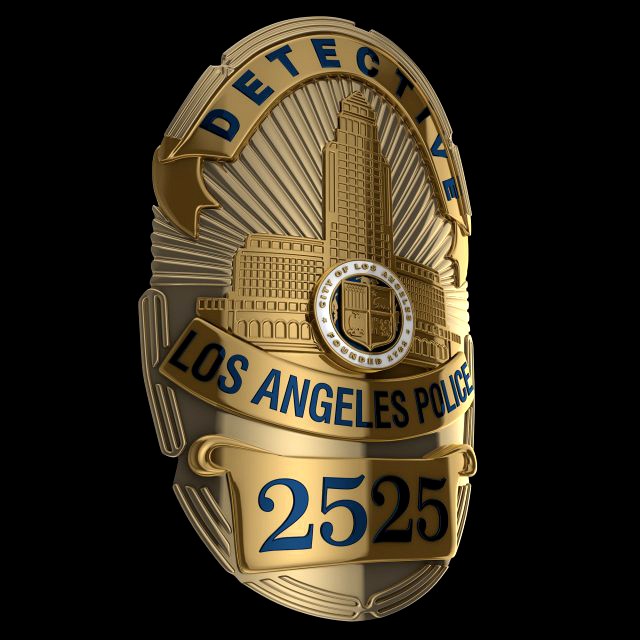 LA police badge