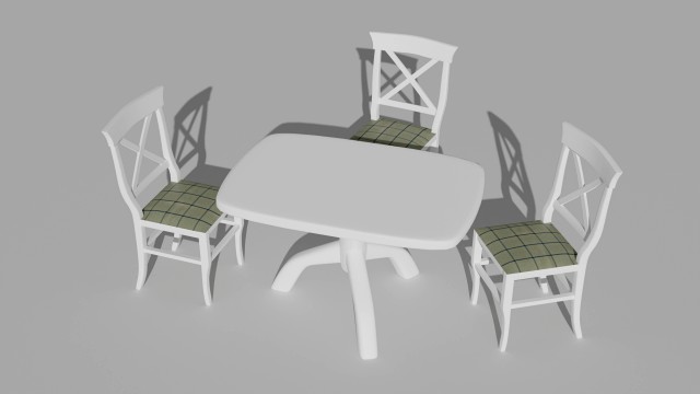 DINING TABLE WITH CHAIRS