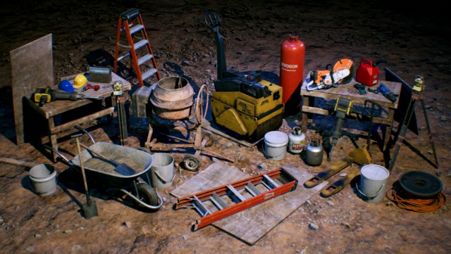 Construction Site Unreal Engine ready to use