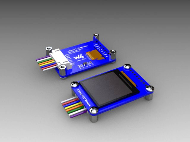Waveshare 13inch LCD Module ST7789 controller 240x240 pixel CCSS