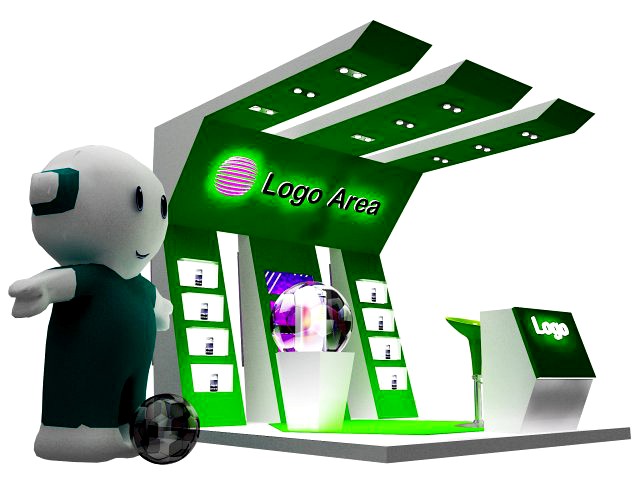 Booth Exhibition Stand a 55