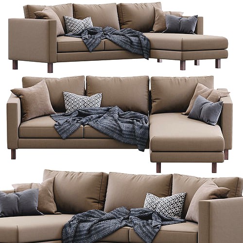 Sofa Karlstad By Ikea 3d model