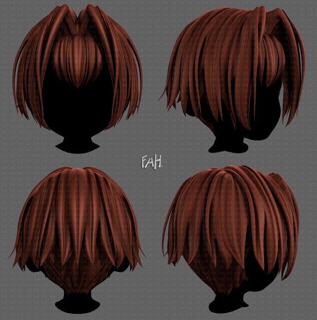 3D Hair style for boy V91