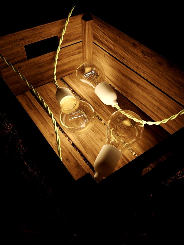 Lamp in box