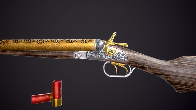 1881 Double-Barrel Shotgun