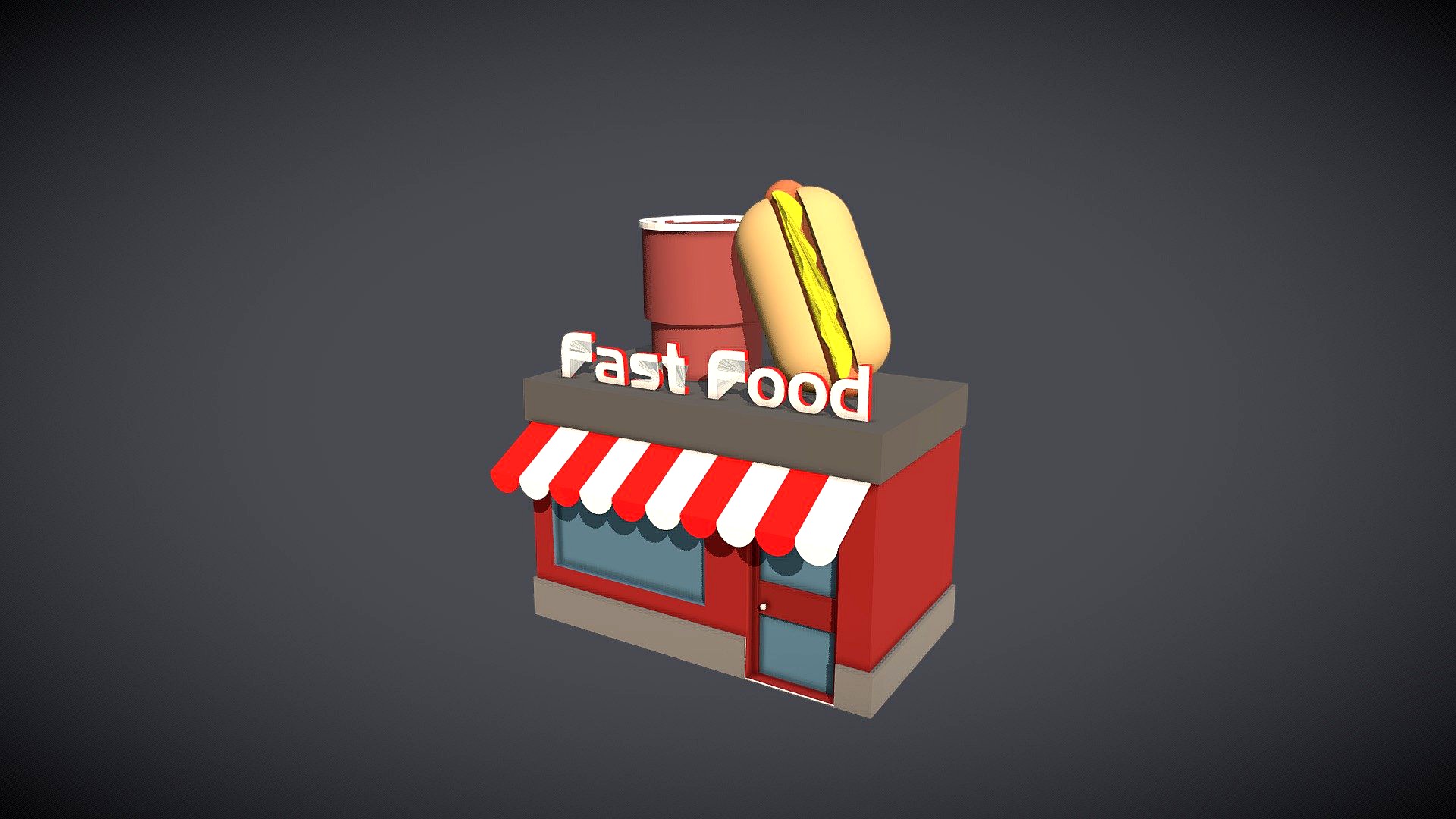 Low-Poly Fast-Food