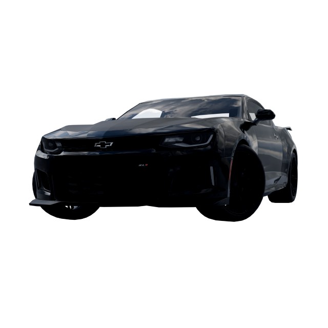 Chevrolet Camaro ZL1 2017 Low-poly 3D