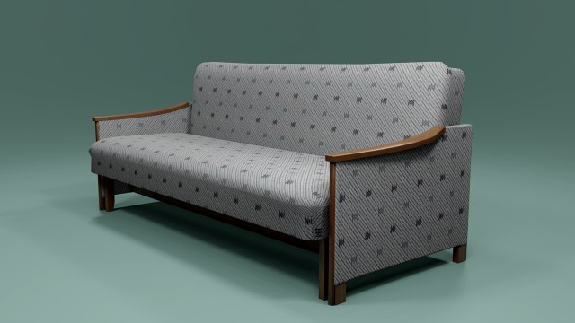 Soviet sofa of the 1960s