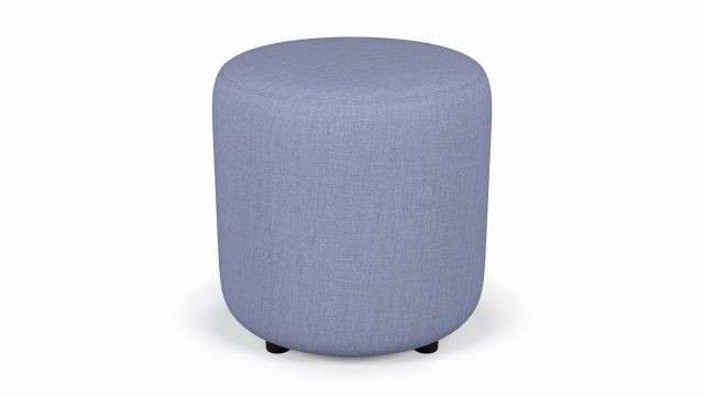 Round Fabric Ottoman