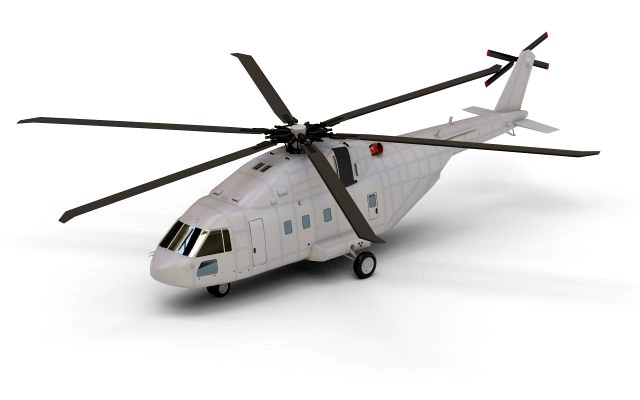 Helicopter Low-poly Low-poly