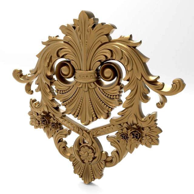 Carved ornamental 011 367x352x25