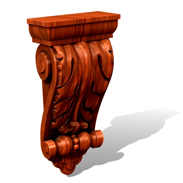 Carved bracket KB-001