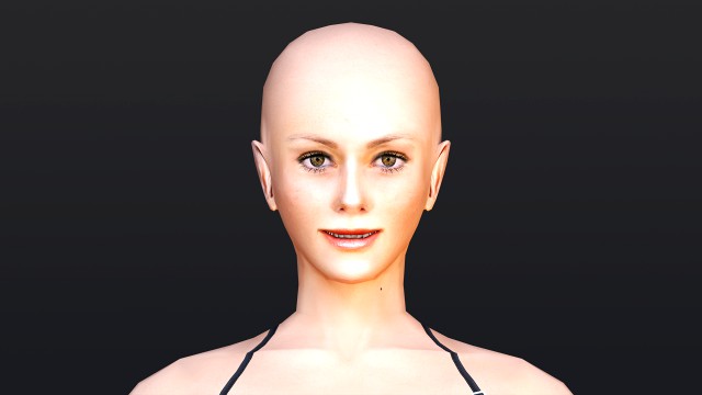 Female 1 - WITH 30 ANIMATIONS-36 MORPHS