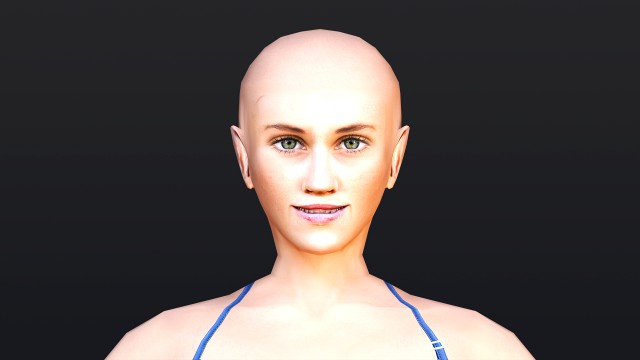 Female 3 - WITH 30 ANIMATIONS-36 MORPHS