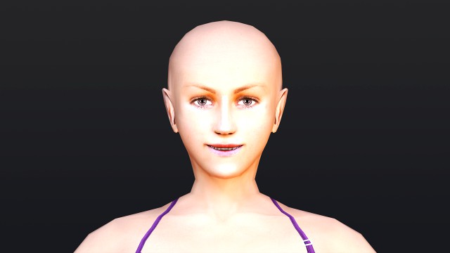 Female 10 - WITH 30 ANIMATIONS-36 MORPH