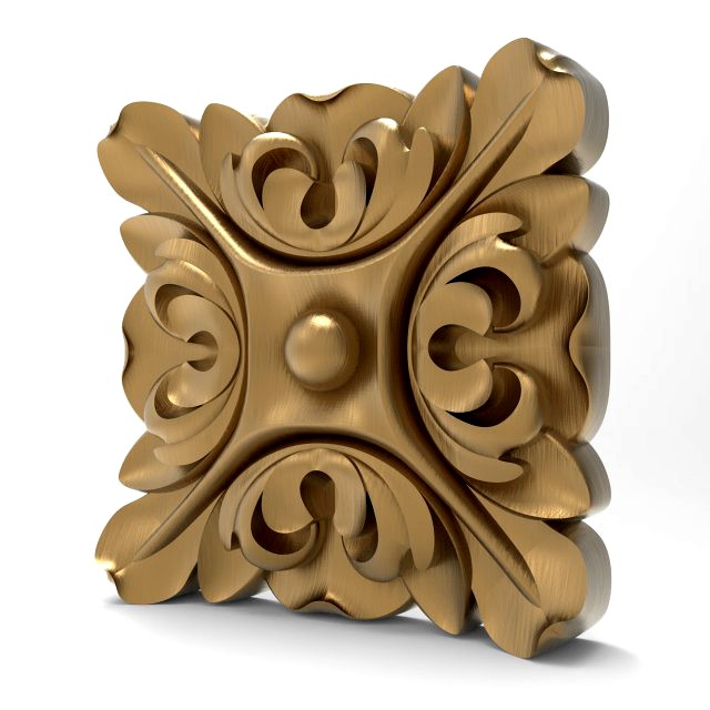 Square Rosette 003 102x102x19