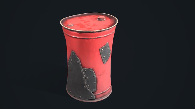 Stylized barrel