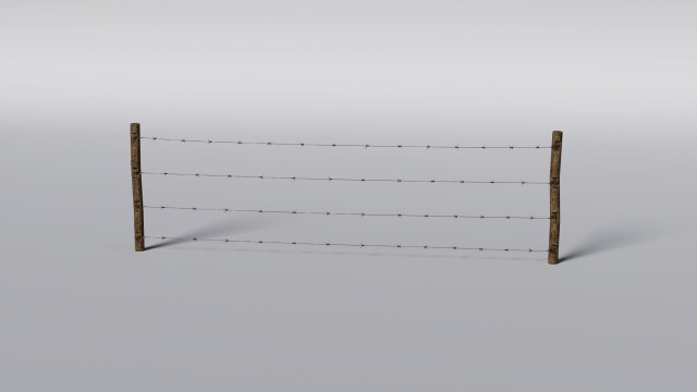 Barbed Wire Fence