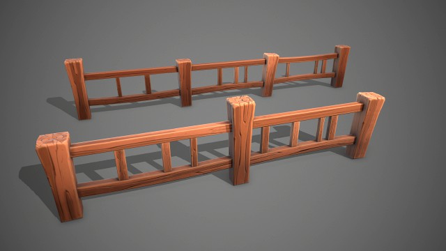 Stylized fence