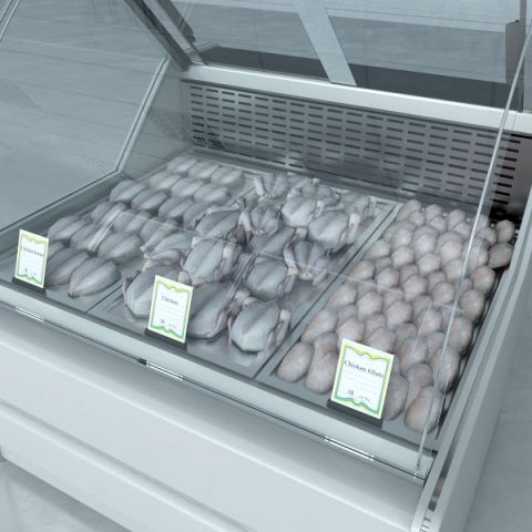 Refrigerated Showcase with meat products 4