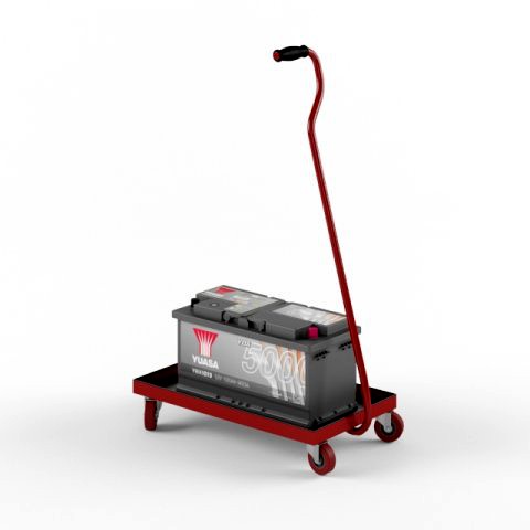 Trolley for car battery