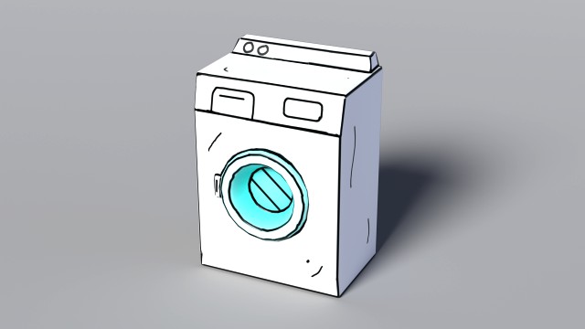 Washing Machine Cartoon