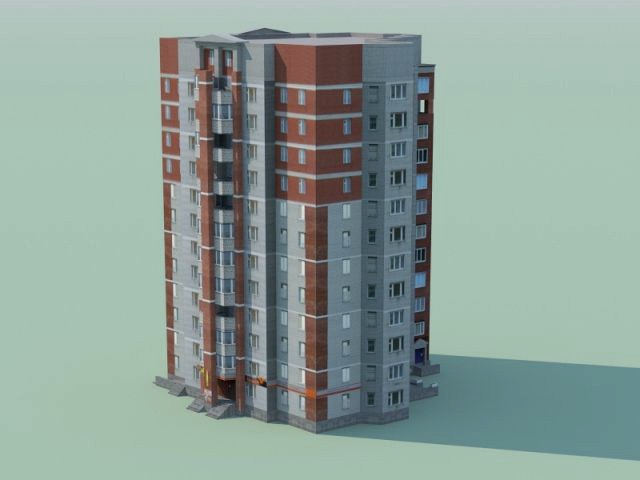 Low poly building 13