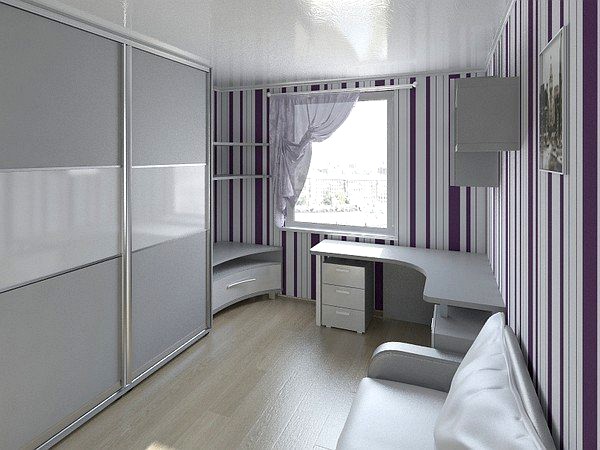 Interior of room 1