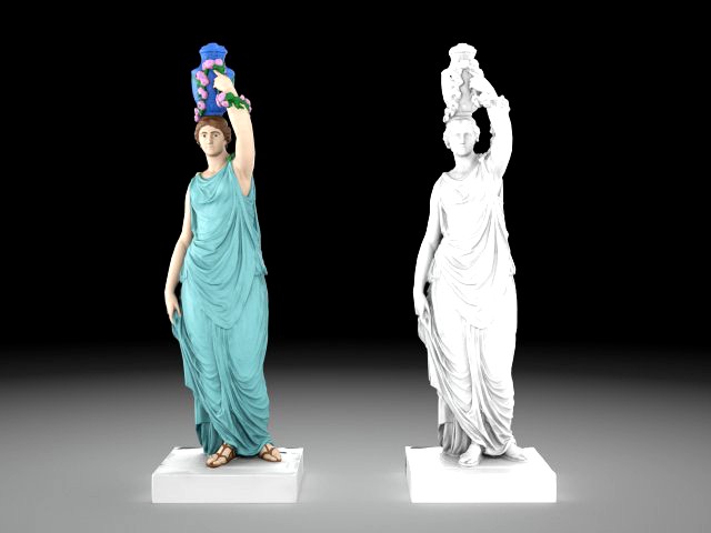 Nymph statue collection