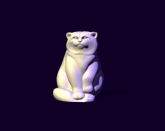 Wild cat manul toy