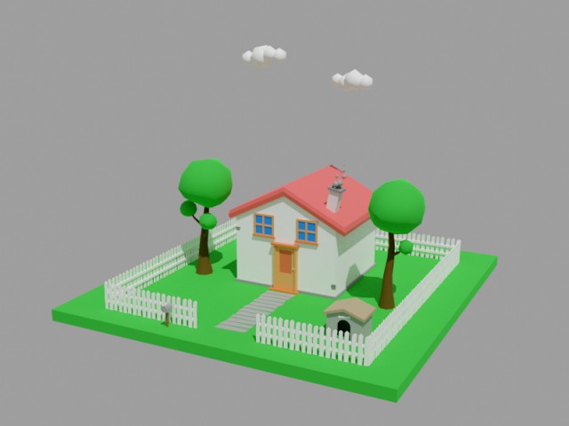 Low-Poly building