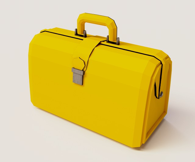 Yellow valise