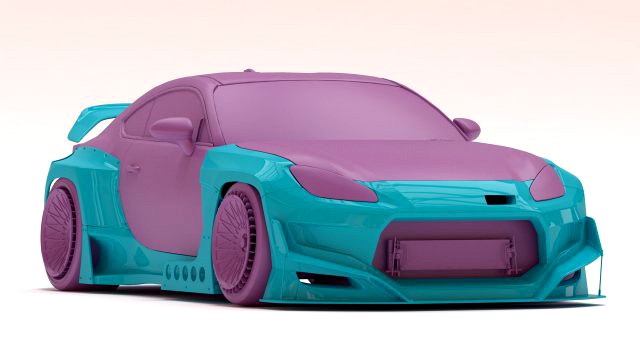 Toyota GR86 RZ Pandem Aero kit printable