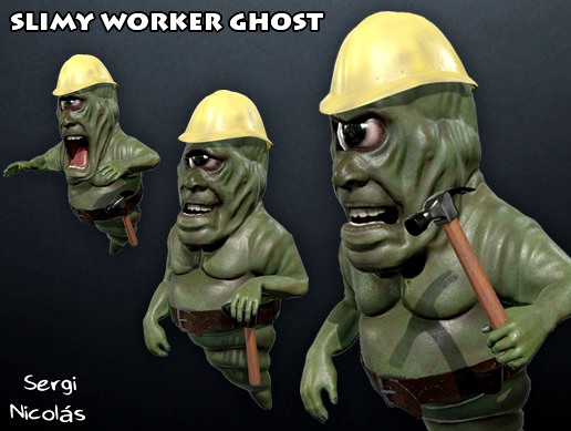 Slimy Worker Ghost