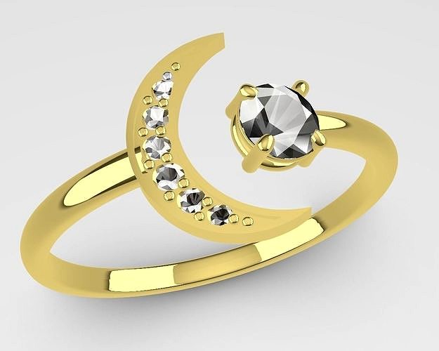 Moon Ring | 3D