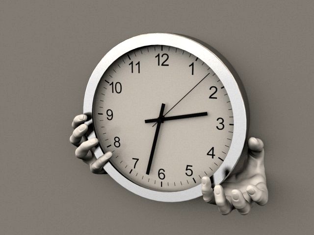 Clock wall hands