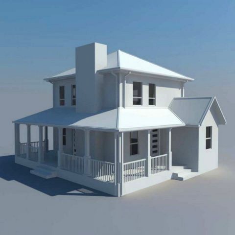 House Building 3ds Max Model