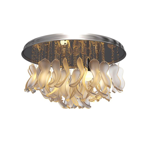 Chandelier Lussole Loft Como 3D