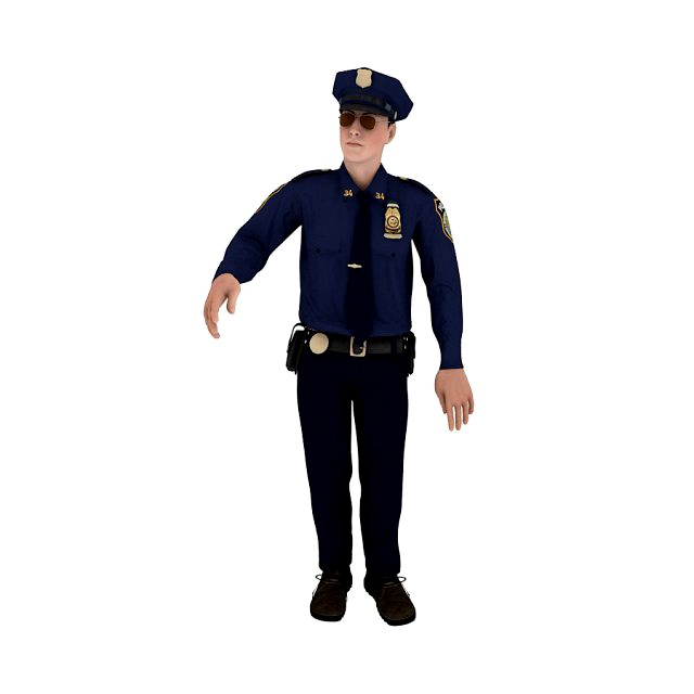 PolyceMan dancing