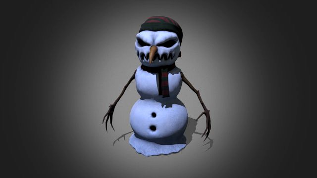 Evil snowman