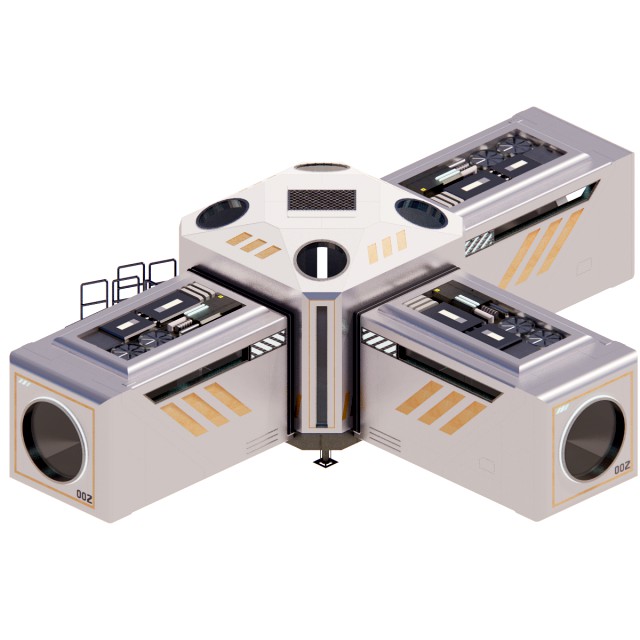 Sci-fi house 002 module 1