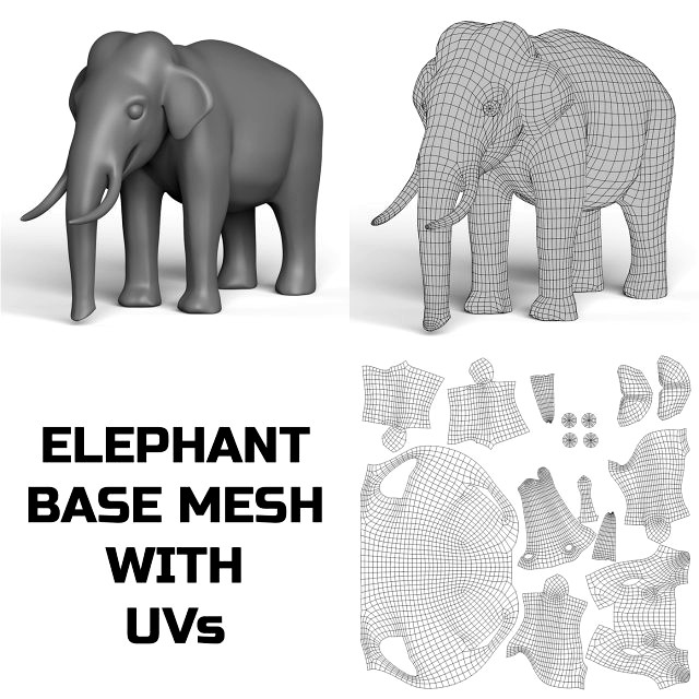 Elephant Base Mesh