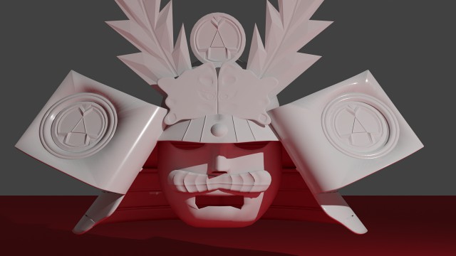 Samurai helmet