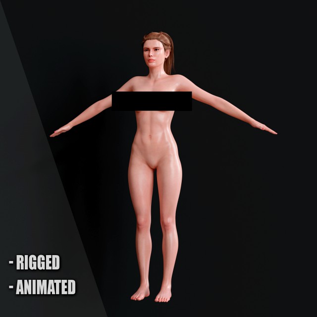 Female nude base model