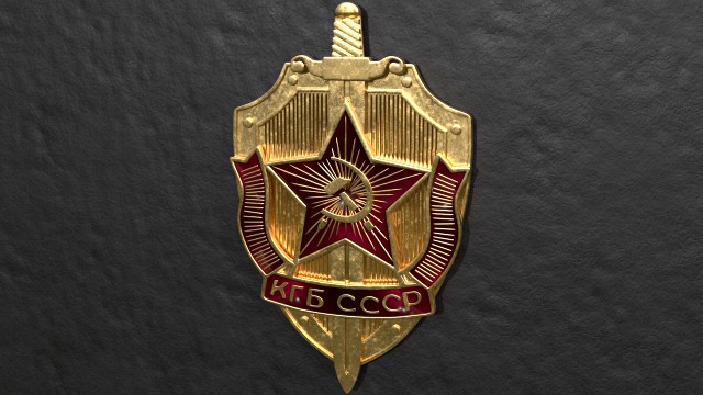 KGB badge