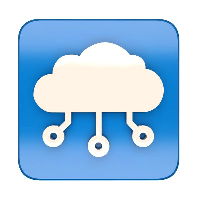Digital Cloud Icon